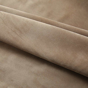 vidaXL Blackout Curtains with Hooks 2 pcs. Velvet Beige 140x225 cm