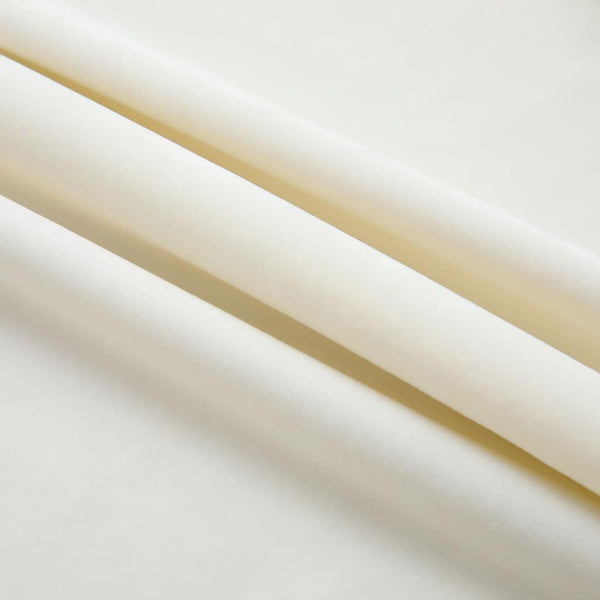 vidaXL Blackout Curtains with Hooks 2 pcs. Velvet Cream 140x175cm