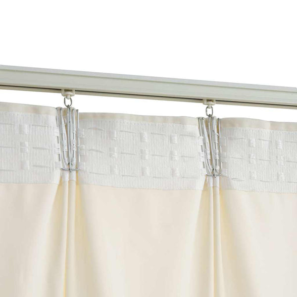 vidaXL Blackout Curtains with Hooks 2 pcs. Velvet Cream 140x175cm