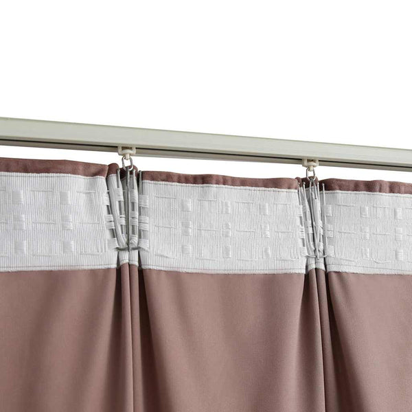 vidaXL Blackout Curtain with Hooks Velvet Antique Pink 290 x 245 cm