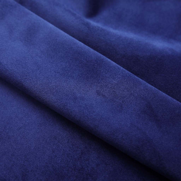 vidaXL Eyelet Blackout Curtains 2 pcs. Velvet Dark Blue 140x225cm