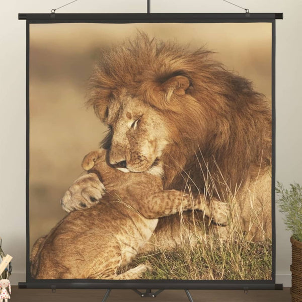 vidaXL Projector Screen 89" 1:1