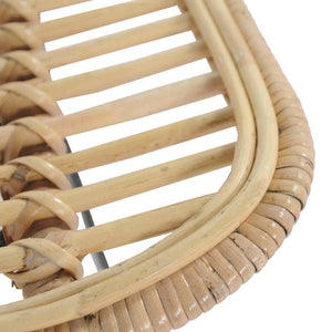 vidaXL Bar Stools 2 pcs Rattan Natural