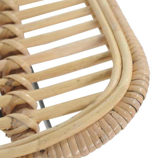 vidaXL Bar Stools 2 pcs Rattan Natural