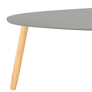 vidaXL Coffee Tables 2 pcs Grey Solid Pine Wood