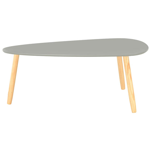 vidaXL Coffee Tables 2 pcs Grey Solid Pine Wood