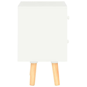 vidaXL Nightstands 2 pcs. White 40 x 30 x 50 cm Solid Pine Wood