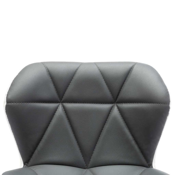 vidaXL Bar Stool Grey 44 x 48 x 105.5 cm Faux Leather