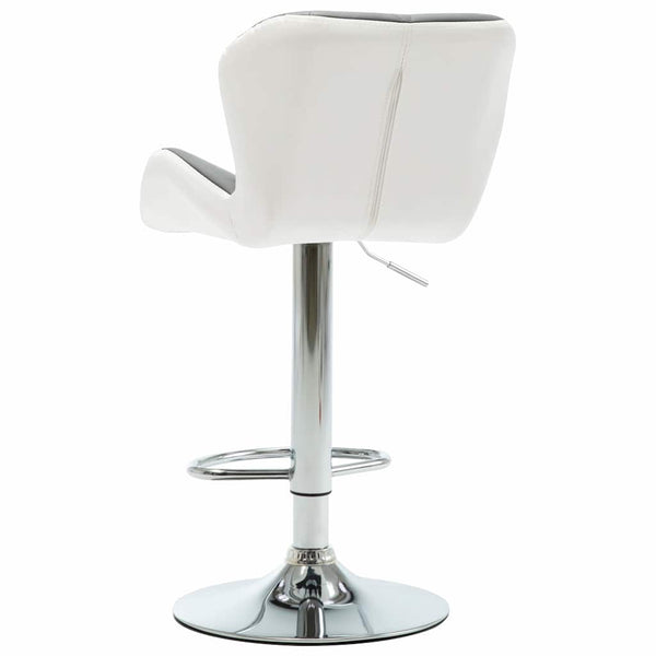 vidaXL Bar Stool Grey 44 x 48 x 105.5 cm Faux Leather