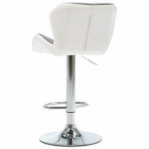vidaXL Bar Stools 2 pcs Grey 44 x 48 x 105.5 cm Artificial Leather