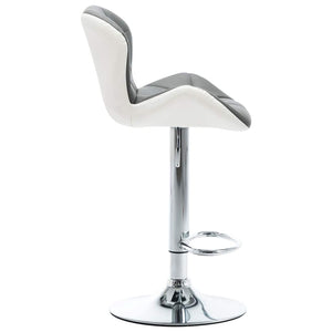 vidaXL Bar Stools 2 pcs Grey 44 x 48 x 105.5 cm Artificial Leather