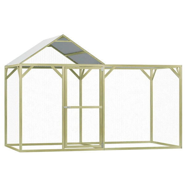 vidaXL Chicken Coop 3x1.5x2 m Impregnated Pinewood