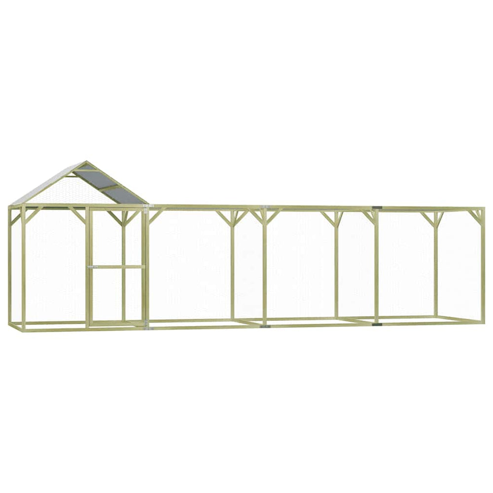 vidaXL Chicken Coop 6x1.5x2 m Impregnated Pinewood