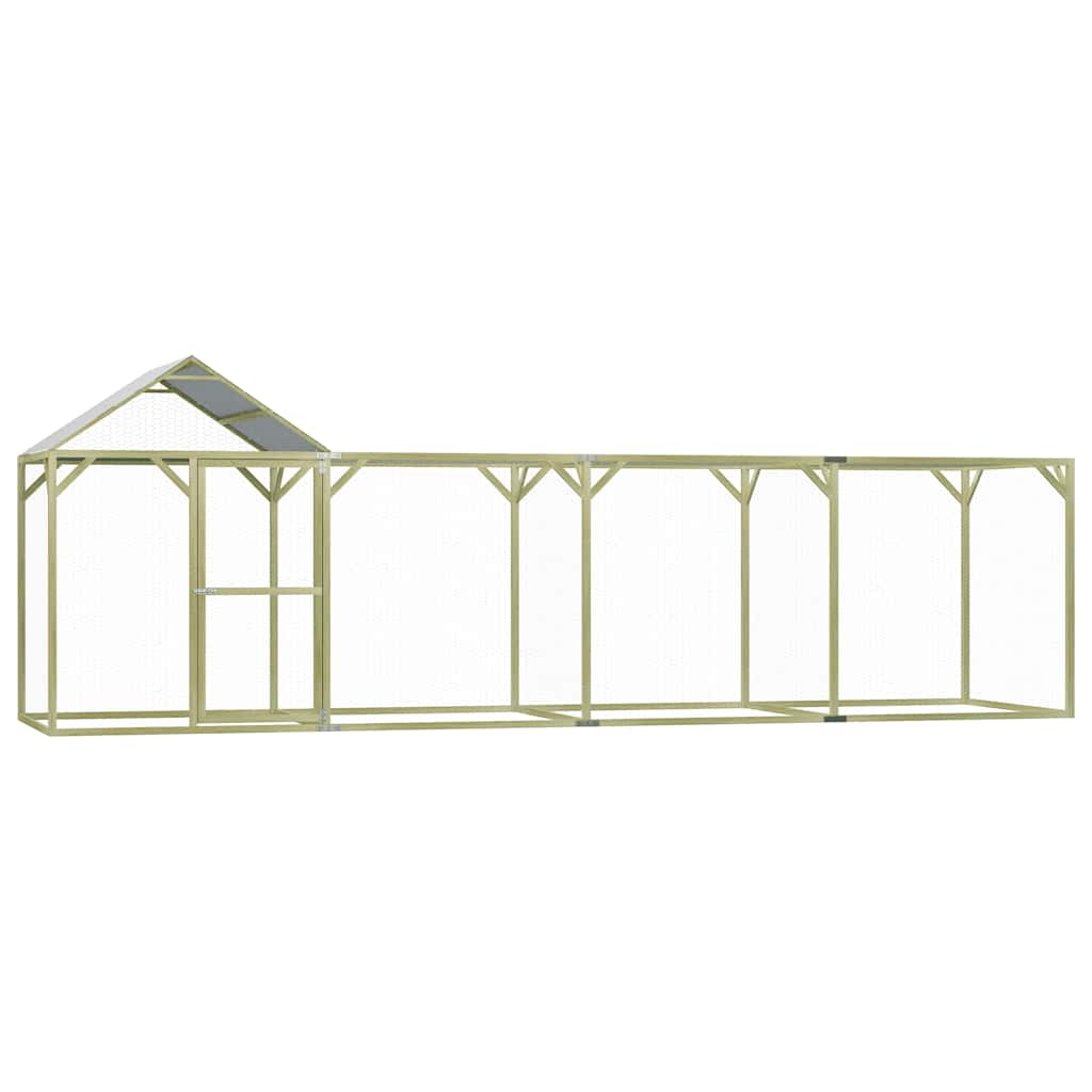vidaXL Chicken Coop 6x1.5x2 m Impregnated Pinewood