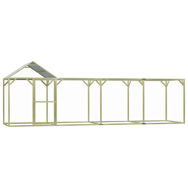 vidaXL Chicken Coop 6x1.5x2 m Impregnated Pinewood