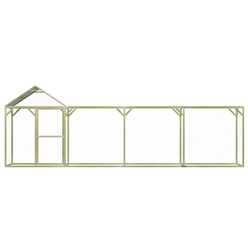 vidaXL Chicken Coop 6x1.5x2 m Impregnated Pinewood