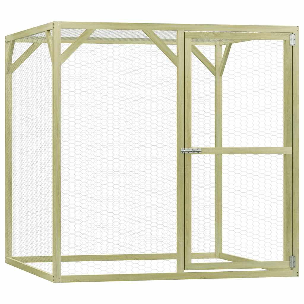 vidaXL Chicken Coop 1.5x1.5x1.5 m Impregnated Pine Wood