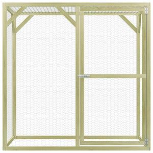 vidaXL Chicken Coop 1.5x1.5x1.5 m Impregnated Pine Wood