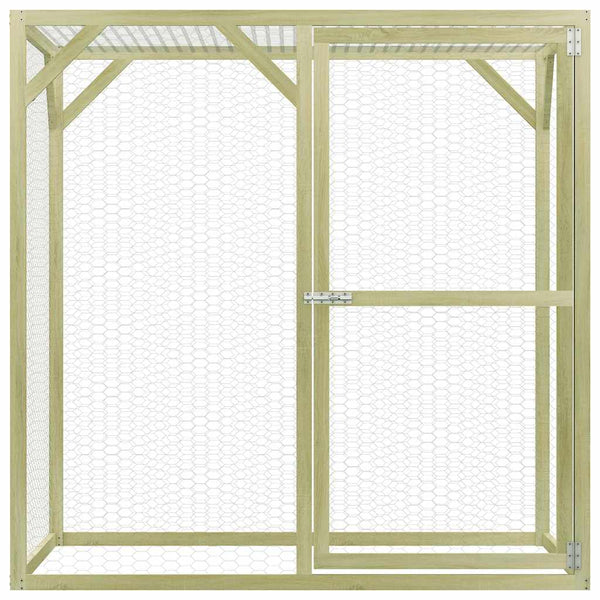 vidaXL Chicken Coop 1.5x1.5x1.5 m Impregnated Pine Wood