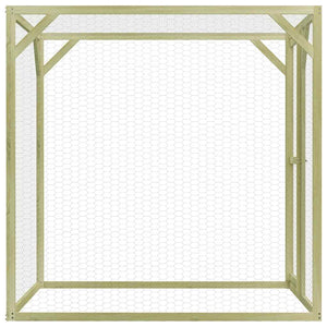 vidaXL Chicken Coop 1.5x1.5x1.5 m Impregnated Pine Wood