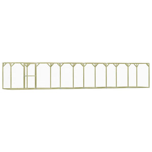 vidaXL Chicken Coop 1.5x9x1.5 m Impregnated Pine Wood