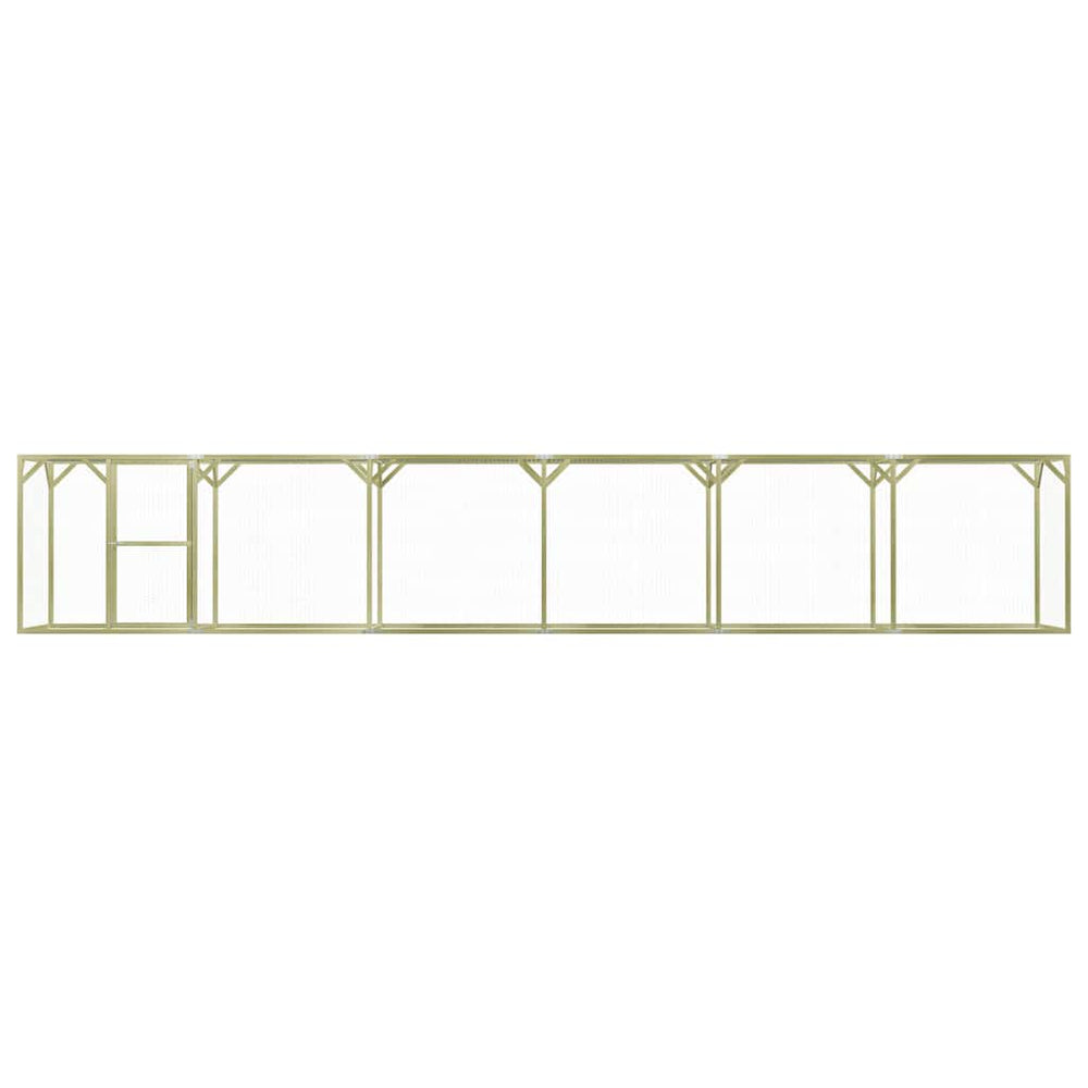vidaXL Chicken Coop 1.5x9x1.5 m Impregnated Pine Wood