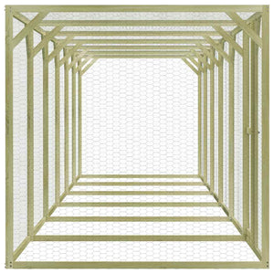 vidaXL Chicken Coop 1.5x9x1.5 m Impregnated Pine Wood