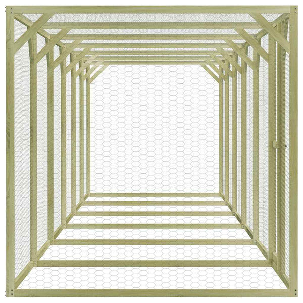 vidaXL Chicken Coop 1.5x9x1.5 m Impregnated Pine Wood