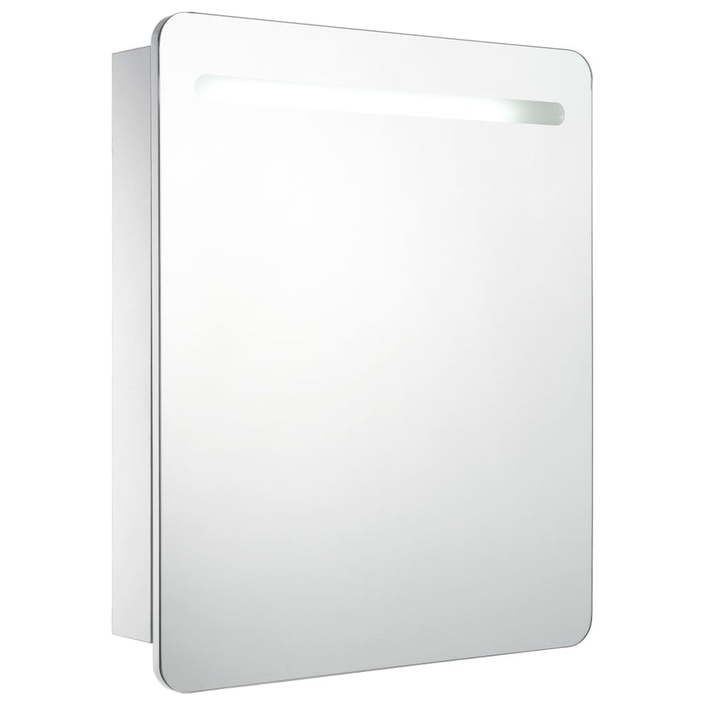 vidaXL LED Mirror Cabinet 68x9x80 cm