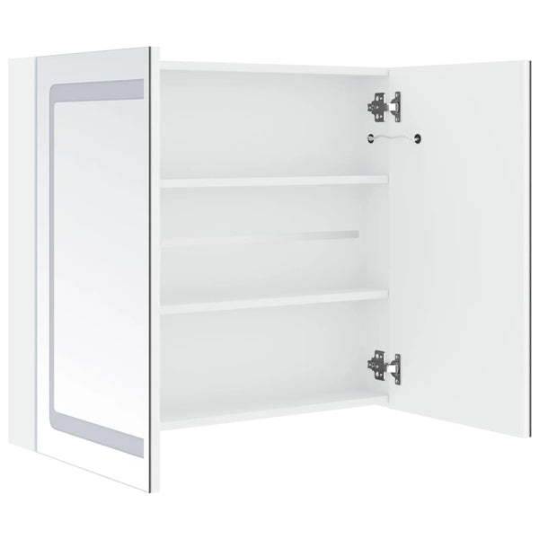 vidaXL LED Mirror Cabinet 80x12.2x68 cm