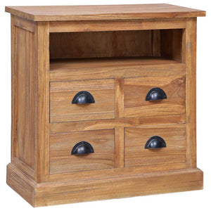 vidaXL Side Cabinet 60 x 30 x 60 cm Solid Teak Wood