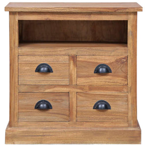 vidaXL Side Cabinet 60 x 30 x 60 cm Solid Teak Wood