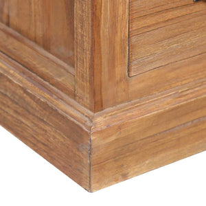vidaXL Side Cabinet 60 x 30 x 60 cm Solid Teak Wood
