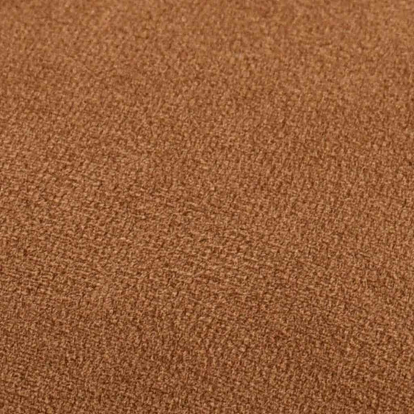 vidaXL Stool Brown and Gold Velvet 28 x 36 cm