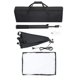 vidaXL Professional Studio Lights 2 pcs. 40x60 cm Steel Black