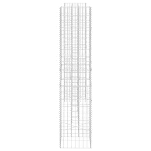 vidaXL H-Shaped Gabion Planter Basket Steel Wire 260x40x180 cm