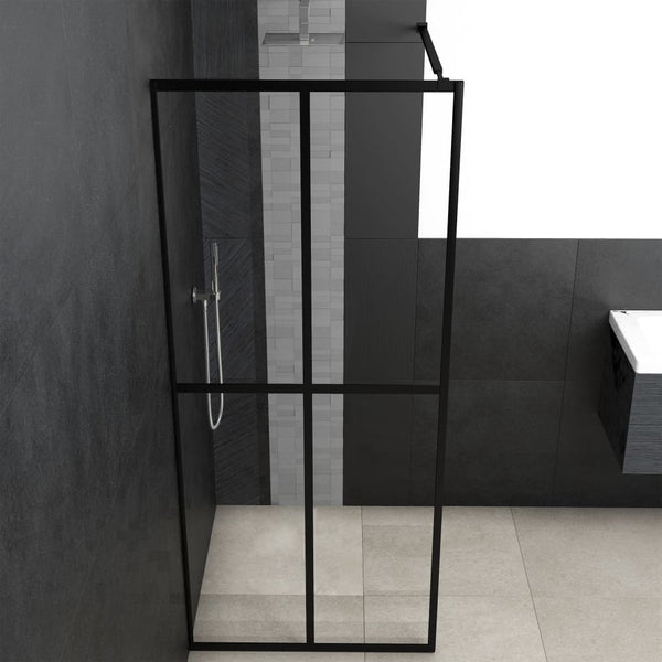 vidaXL Shower Screen for Walk-in Shower Clear Safety Glass 100x195 cm