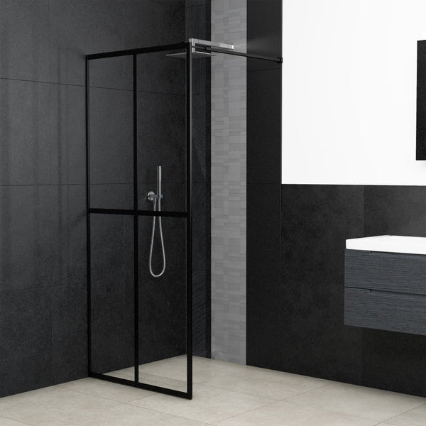 vidaXL Shower Screen for Walk-in Shower Clear Safety Glass 100x195 cm