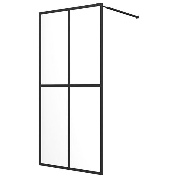 vidaXL Walk-in Shower Screen Clear Safety Glass 140x195 cm