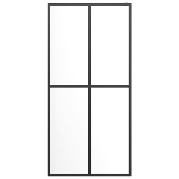 vidaXL Walk-in Shower Screen Clear Safety Glass 140x195 cm