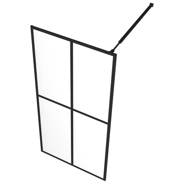 vidaXL Walk-in Shower Screen Clear Safety Glass 140x195 cm