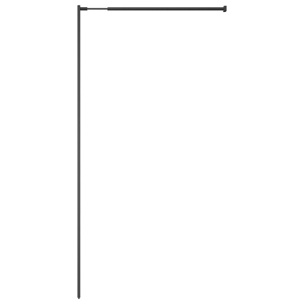 vidaXL Walk-in Shower Screen Clear Safety Glass 140x195 cm
