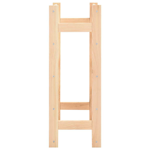 vidaXL Wine Rack for 20 Bottles Pinewood