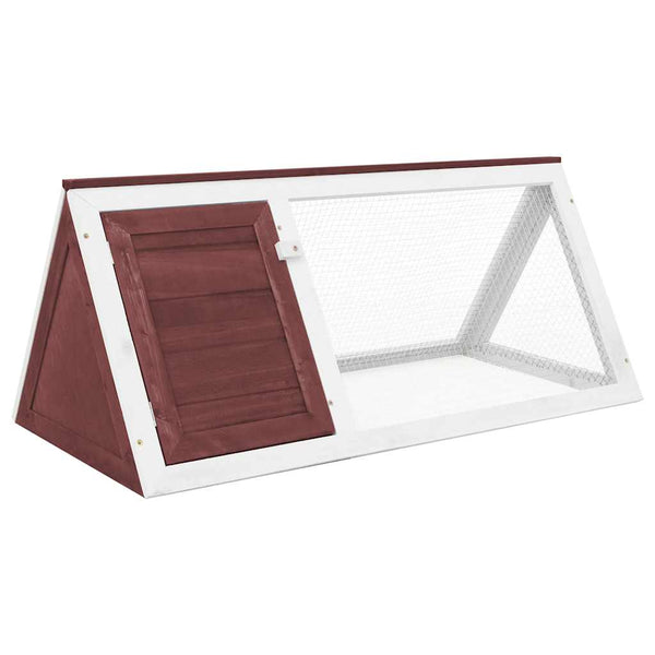vidaXL Small Animal/Rabbit Hutch Brown Wood