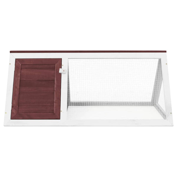vidaXL Small Animal/Rabbit Hutch Brown Wood