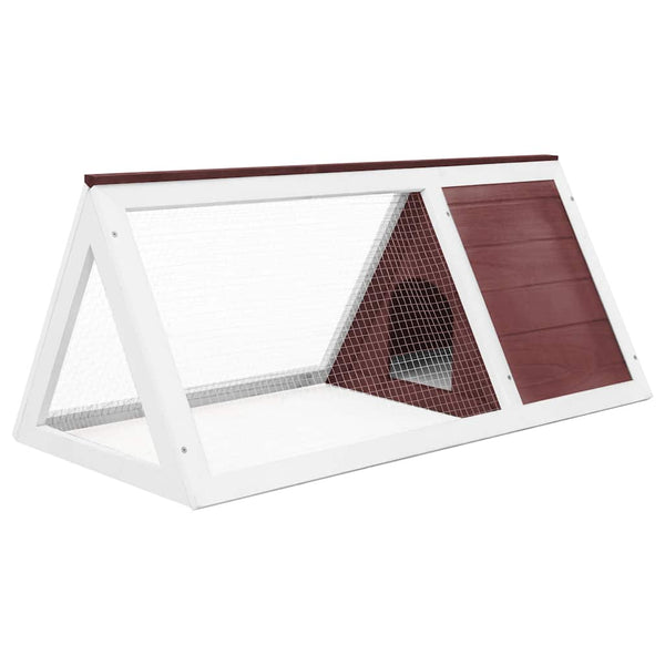 vidaXL Small Animal/Rabbit Hutch Brown Wood