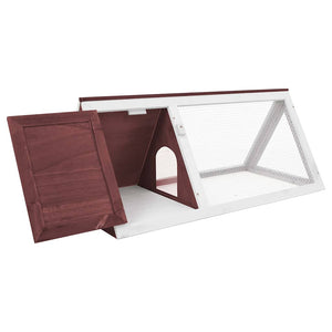 vidaXL Small Animal/Rabbit Hutch Brown Wood