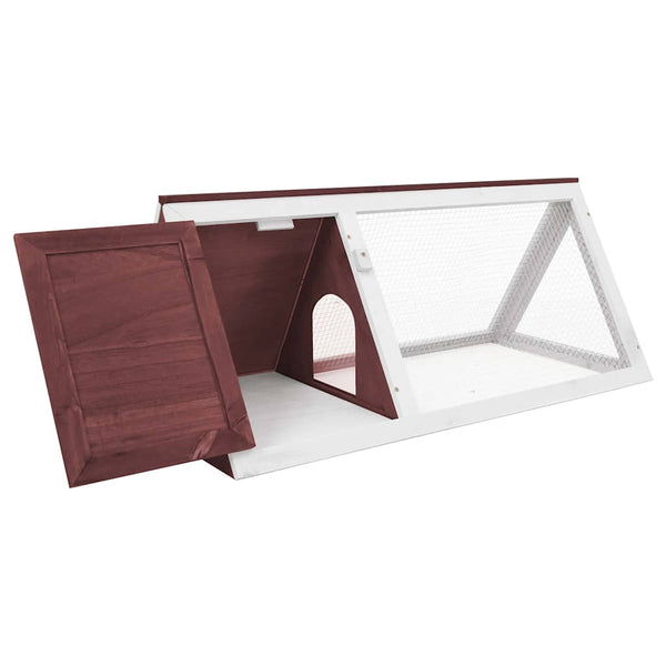 vidaXL Small Animal/Rabbit Hutch Brown Wood