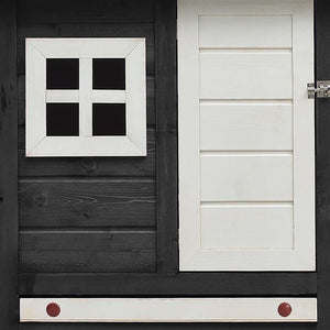 vidaXL Chicken Coop Grey 170x81x110 cm Solid Pine & Fir Wood