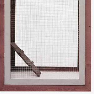 vidaXL Chicken Coop Mocca 170x81x110 cm Solid Pine & Fir Wood